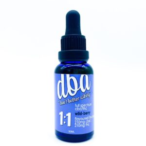DBA – 1:1 CBD/THC Full Spectrum Tincture (Wild Berry) - THC VAPES UK | Weed Vapes Online | Thc Vape Store